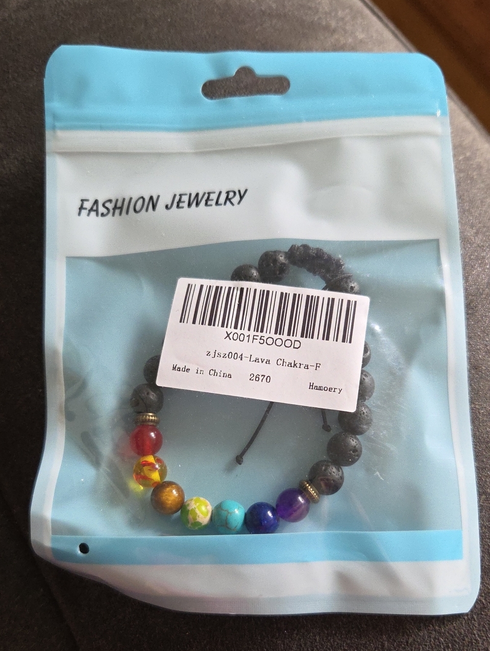 Fashion Jewelry Lava Chakra Beaded Bracelet - Multi-Color